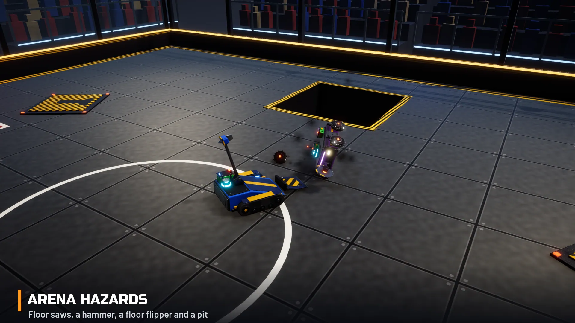 Modular Robot Builder & Combat Kit: Arena hazards