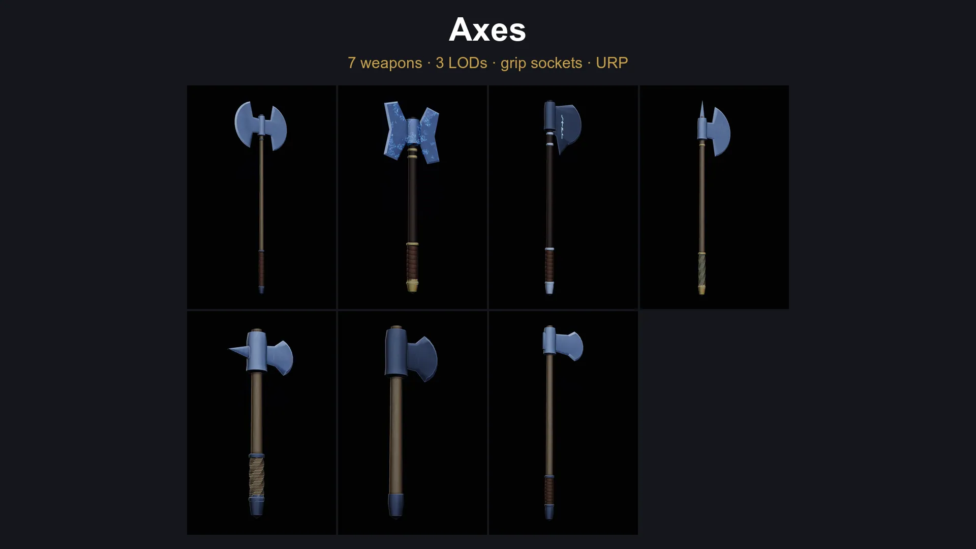 RPG Weapons: Axes