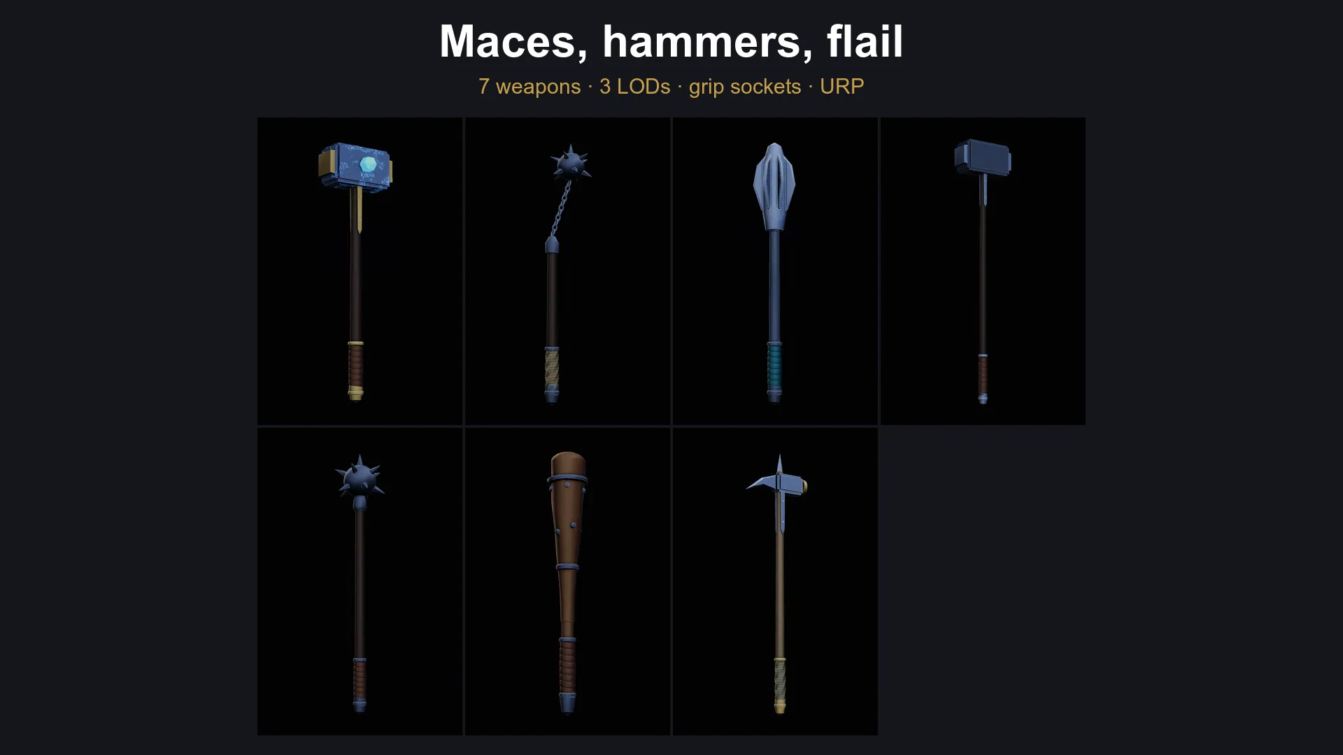 RPG Weapons: Maces and hammers