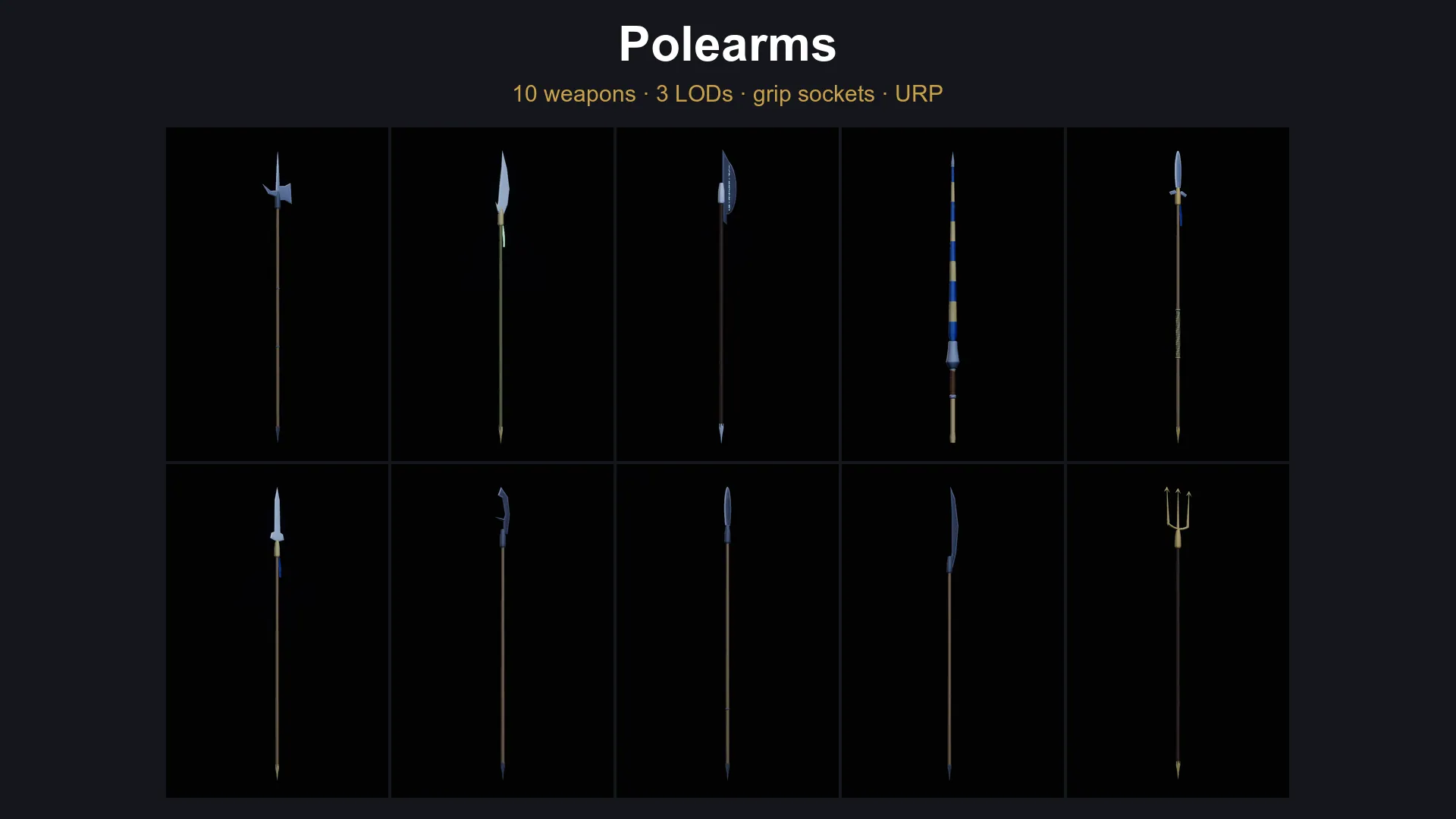 RPG Weapons: Polearms