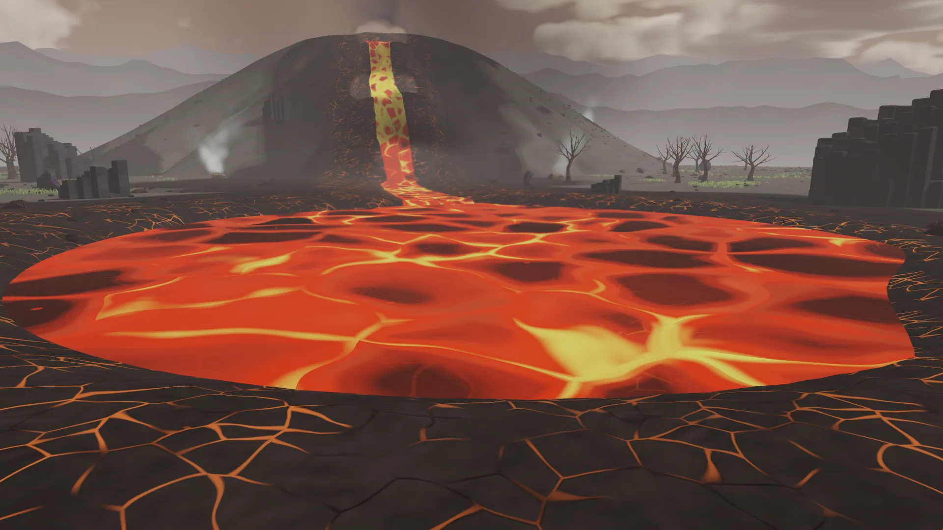 Stylized Biomes: Volcanic