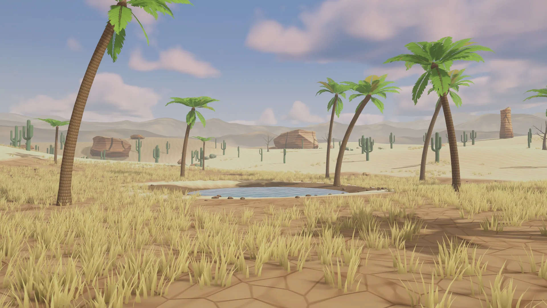 Stylized Biomes: Desert