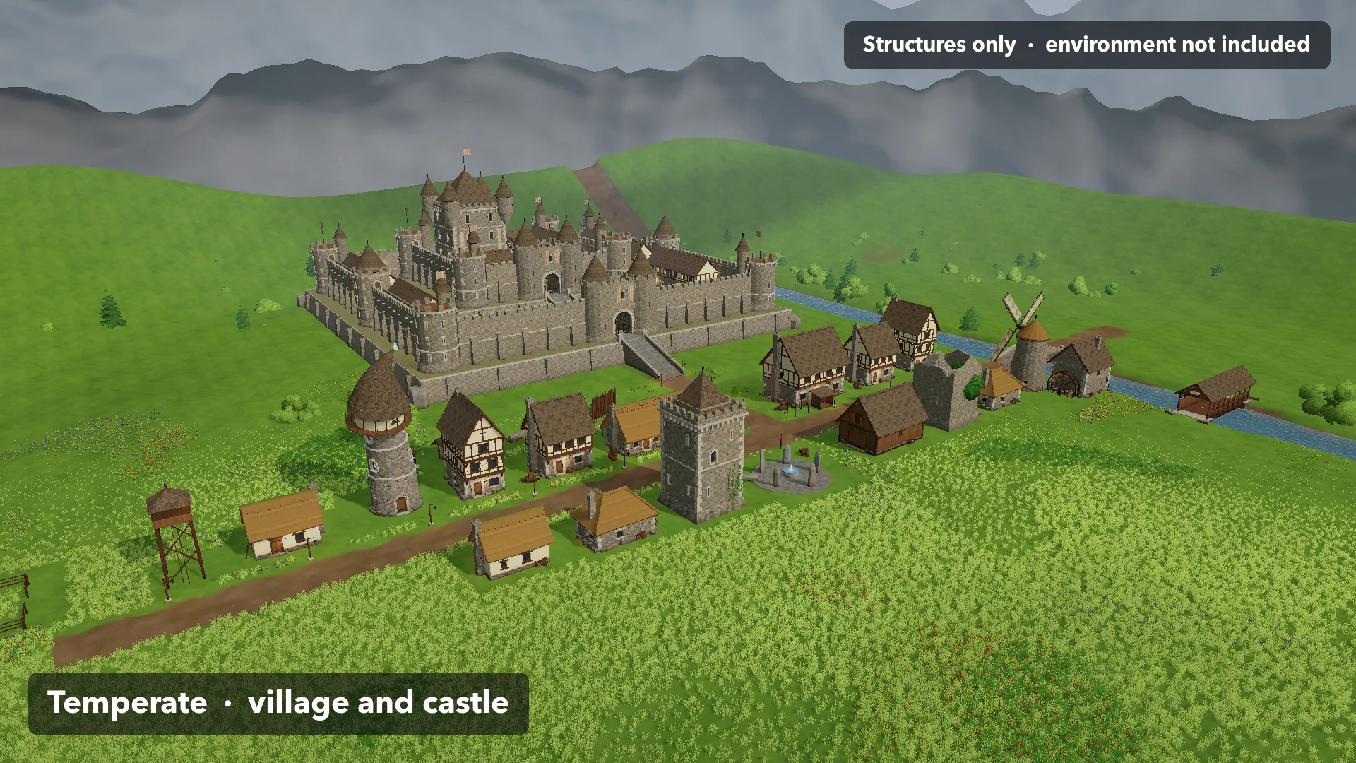 Stylized Worlds: Structures: Temperate