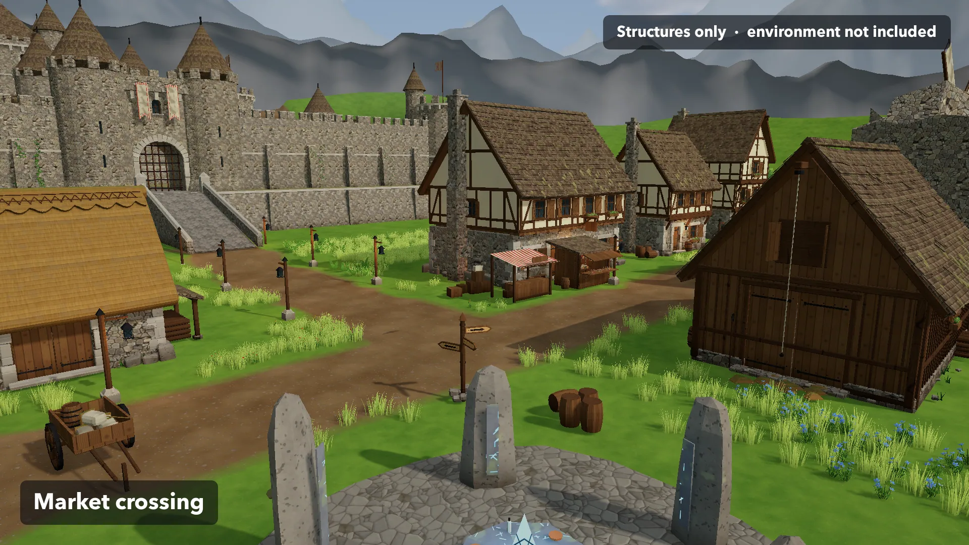 Stylized Worlds: Structures: Temperate market
