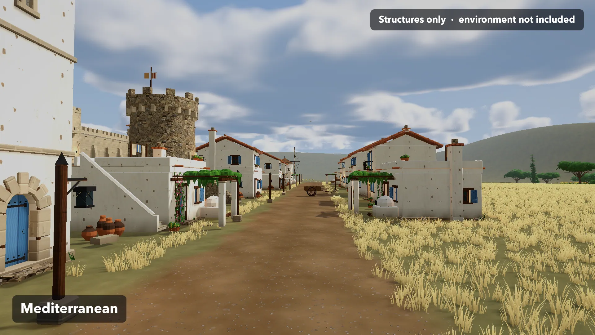 Stylized Worlds: Structures: Mediterranean