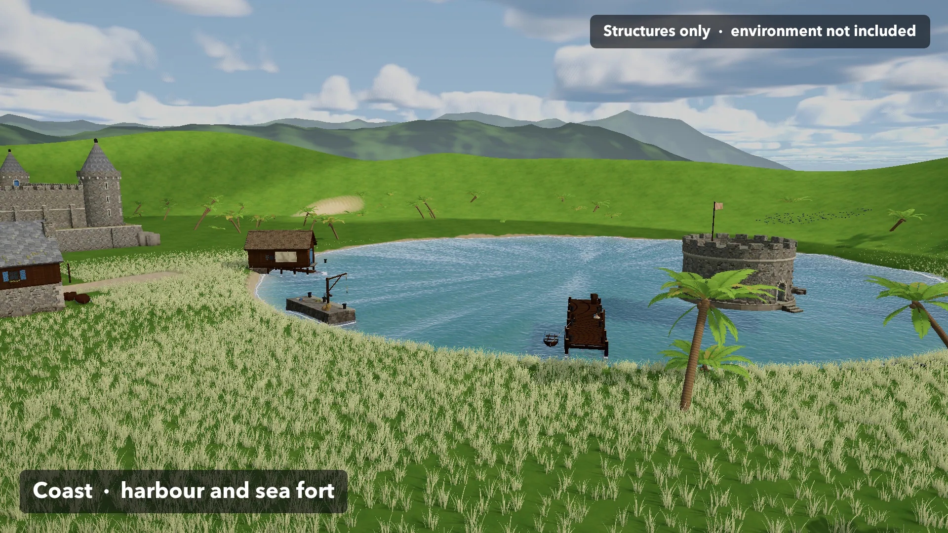 Stylized Worlds: Structures: Coast
